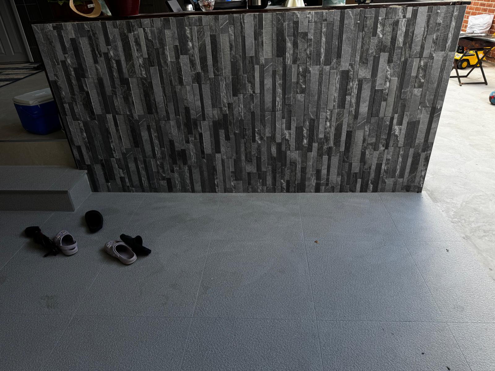 Natural stone and mosaic tiling