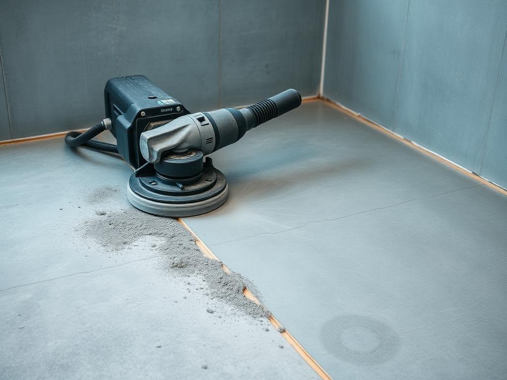 Concrete floor preparation and substrate repair